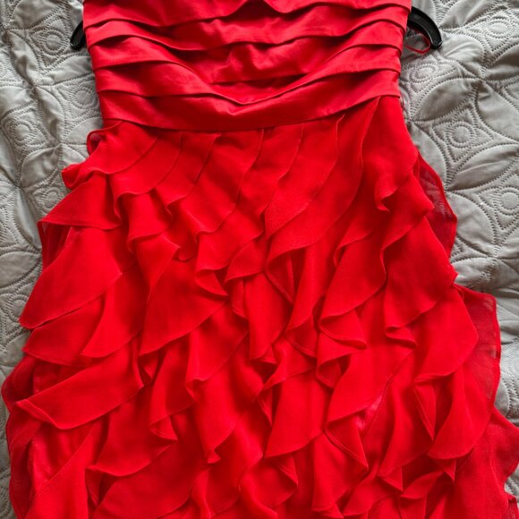 ARDEN B Layered Ruffle Cocktail Dress Sz Small - Picture 4 of 5